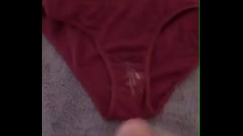 Preview 1 of Miyabi Kaga - cumshot on panties