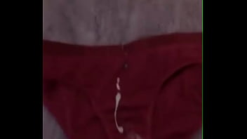Preview 4 of Miyabi Kaga - cumshot on panties