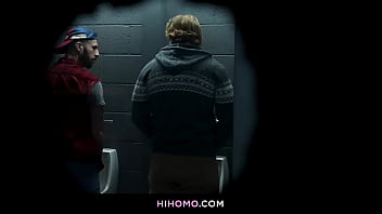 Preview 1 of Cubana Lust Coco Bsl - Helping hand at the urinals - Romeo Davis and Kyle Connors