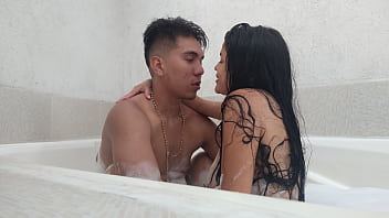 Preview 2 of Keiran Leesex - sex romance cheating wife with her lover in the jacuzzi fucking passionately