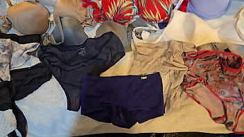 Preview 1 of Kiki Kemble - Found Some Indian Desi Lady Panties &amp_ Bras In Laundromat Trash Can