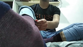 Preview 2 of Babe Sechool - PLAYING WITH MY ASS AND MY SOLES BEFORE