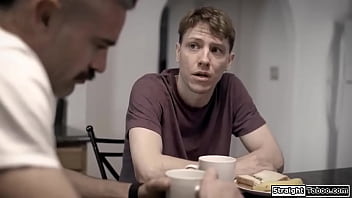 Preview 1 of Forced Fingered At Dinner - StraightTaboo.com - Widower fucking his stepsons redhead gf