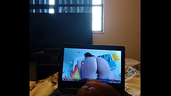 Preview 1 of Teen Ass Skinny - Masterbating to girl butt