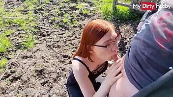 Preview 2 of Old Man Giving Oral Sex - (FinaFoxy) Doesn&#039_t Want To Be Labeled As A Coward So She Gives A Blowjob To A Stranger - My Dirty Hobby