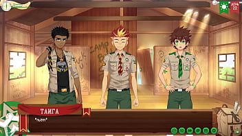 Preview 3 of Mai Kifa - Game: Camp of Friends,  Path 2,  Episode 46 - Kiran and Taiga&#039_s Conversation (Russian voiceover)