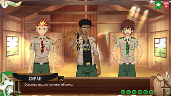 Preview 1 of Mai Kifa - Game: Camp of Friends,  Path 2,  Episode 46 - Kiran and Taiga&#039_s Conversation (Russian voiceover)