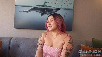 Preview 1 of Indian Nanga Dans - Sexy Bubble Booty Asian Selene Sun Fucks Cannon On Third Date