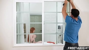 Preview 2 of Fuel Movie Darla - Lauren Phillips Cheats With Handyman By The Window - Full Movie On FreeTaboo.Net