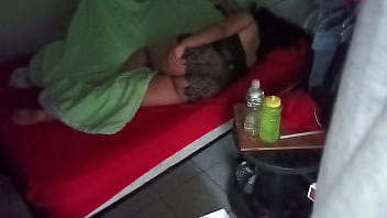 Preview 2 of Girl Sits On Girls Lap - [Karmico][Voyeur] Espiando a trav&eacute_s de la c&aacute_mara de seguridad a pareja mexicana