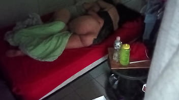 Preview 3 of Girl Sits On Girls Lap - [Karmico][Voyeur] Espiando a trav&eacute_s de la c&aacute_mara de seguridad a pareja mexicana