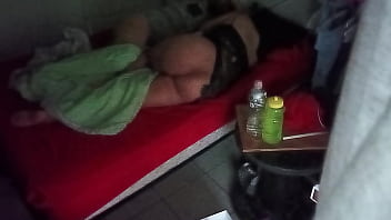 Preview 4 of Girl Sits On Girls Lap - [Karmico][Voyeur] Espiando a trav&eacute_s de la c&aacute_mara de seguridad a pareja mexicana