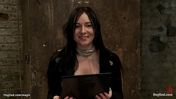 Preview 2 of Prone Xxnex - Blindfolded slave deep throat fucked