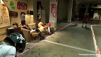 Preview 1 of Gina Patna Velentna - Lesbians fisting and fucking machine