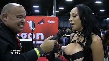 Preview 1 of Lingerie Try On Porn - Porn Starlet Ashley Foxx Interview At Exxxotica NJ 2021