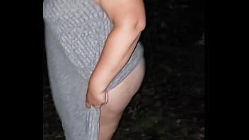 Preview 2 of Tusyi Com - Sneaky thong fuck outside