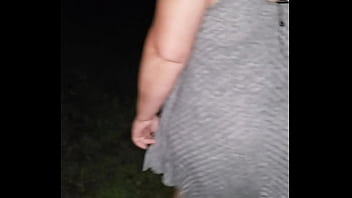 Preview 1 of Tusyi Com - Sneaky thong fuck outside