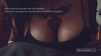 Preview 2 of Xxx Dax Big Has - TEASER | N&atilde_o resisti e gozei nesses peitos tatuados | TITFUCK POV | Jeeh e Mario Aquele (COMPLETO NO RED)