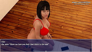 Preview 3 of Anal Aeroplane - Lily of the Valley | Big Tits MILF Let&#039_s Her Gym Trainer Fuck Her In The Ass and Creampie Her Just To Make His Girlfriend Jealous | My sexiest gameplay moments | Part #15