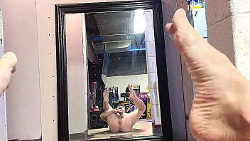 Preview 2 of Actress Devika - GETTING OFF BY LOOKING AT MY FEET AND ASSHOLE IN THE MIRROR