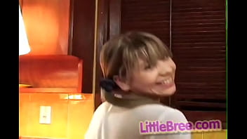 Preview 3 of Spa Yoga - Horny amateur solo rubbing her small pussy - Little Bree
