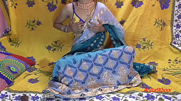 Preview 1 of Sex Video Pb - इंडियन साड़ी में भाभी को र्गम कर लन्ड चुसवा कर खुब चोदा