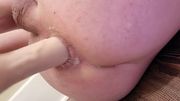 Preview 2 of Granny Ugly - Sloppy little cock sleeve getting nice and creamy