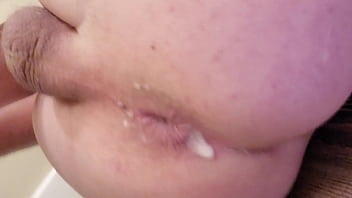Preview 3 of Granny Ugly - Sloppy little cock sleeve getting nice and creamy