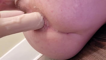 Preview 1 of Granny Ugly - Sloppy little cock sleeve getting nice and creamy