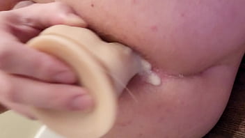 Preview 4 of Granny Ugly - Sloppy little cock sleeve getting nice and creamy