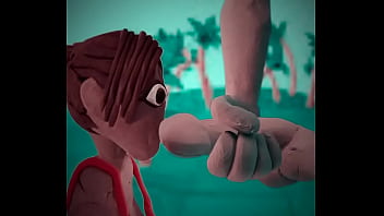 Preview 2 of Sawate Darrez - Claymation Blowjob