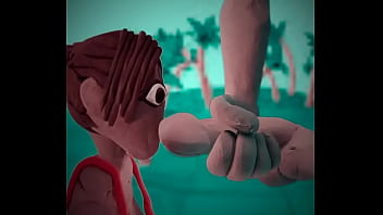 Preview 1 of Sawate Darrez - Claymation Blowjob