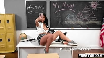 Preview 1 of Art Porn Xxx 2018 - Bratty Student Gets Caught Taking Inappropriate Photos! Angeline Red - Full Movie On FreeTaboo.Net
