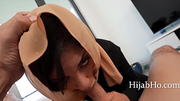 Preview 2 of Under Water Sex Pron Video - Stupid Hijab Girl Manipulated By Her Family Doctor