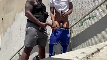 Preview 4 of Wws Xvideos - TWO THUGS FUCKING ON THE FREEWAY