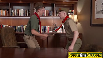 Preview 1 of Sexo Angolano Porno - ScoutGaySex.com - Scout boy Colton McKeon has never even kissed a girl,  nor a boy. Now after his encounter with scoutmaster Jonah Wheeler he knows what it feels like!