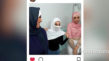 Preview 1 of Boots Comp - Arab Girls Get Acquainted With American Culture With Her Cousins - Sophia Leone