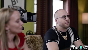 Preview 3 of Cristina Girl - Bisex latino fucking the director and a MILF Pristine Edge on casting couch