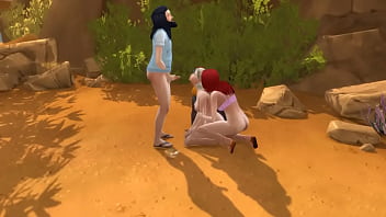Preview 2 of Ryan Conner Xnxx Com - Два друга развели подружек на групповой минет на пляже