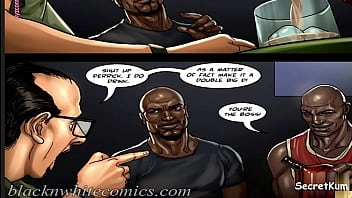 Preview 2 of 10year Girls Hd Sex Videos - The Poker Game season 2 Ep.1 - Husband&#039_s friends played strip Poker with his wife after he fell || Cheating Wife Interracial Gangbang