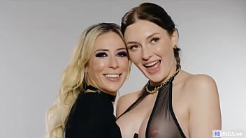 Preview 2 of Mother Stockings Sex - Real orgasms for Aiden Ashley and Charlotte Sins