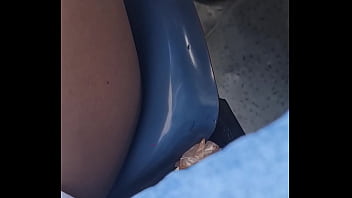 Preview 2 of Virgin Oussy - colegiala argentina en el autobus sin bragas