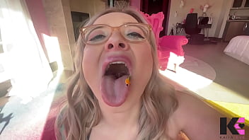 Preview 3 of Dever Bhabhe - Femdom Valentine&#039_s Day Vore: Tiny Candy Thieves Squished,  Crushed,  Swallowed in Hawaiian Bikini Top