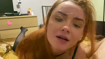 Preview 1 of Sofi Mora Solo - Redhead slut Nansy Small likes to get a big cock down her throat