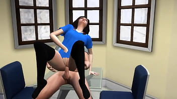 Preview 4 of Family Stroks Sex Video - Teen nurse gets triple creampie from her step brother (Sims4)