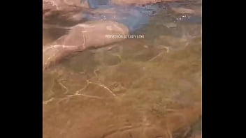 Preview 2 of Suny Levon Xxx Porn - Janaki Risky public outdoors shower in natural waterfall