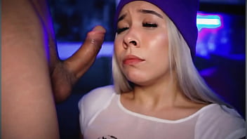 Preview 4 of Sex Iasan Indonesia - Sexy Latina with a cute face sucks her stepbrother&#039_s cock and then fucks him on the couch while they broadcast it live