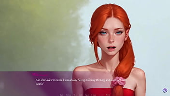 Preview 1 of Lxxx Hd - My Redhead Wife Trying Rough Deepthroat Live Online - 3D Hentai Animated Porn - Mila Ai
