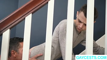 Preview 2 of Mom Fuck By Accident - Twink Austin loves fat cock to fuck him