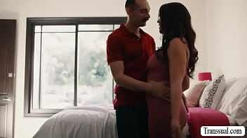 Preview 1 of Pragnenc Xxxx - Pervert stepdad analed busty TS stepteen